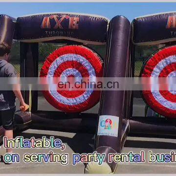 hot game Outdoor Inflatable Axe Throwing inflatable double Game for adults