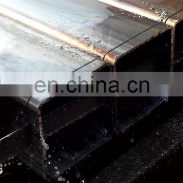 High precision stainless steel 304 316 square slotted pipe