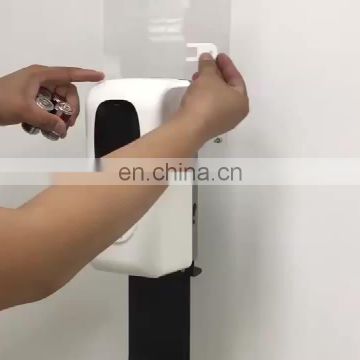 Wall mounted automatic sensor hand sanitizing soap dispenser