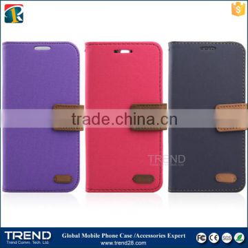 for HTC M8 china supplier wallet leather flip cover case