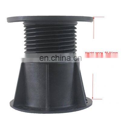 Paver support adjustable plastic pedestal for decking and tiles