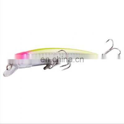 9.5cm 8g 8 colors 3D Bionic eyes Saltwater Fish Baits with Treble Hooks  Quivering Minnow Bait Fishing