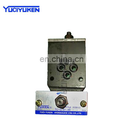 YUCI-YUKEN  Hydraulic valve TC1G/TC2G-02-C/A-40 modular throttle check valve
