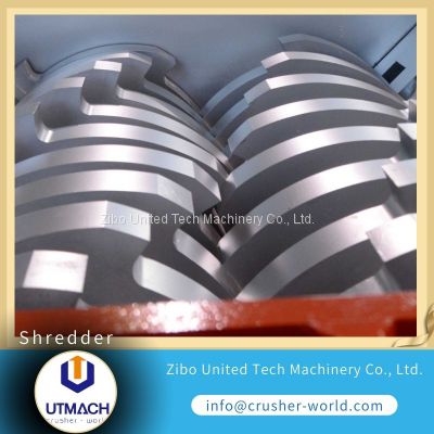 double shaft shredder supplier two rotor crusher factory