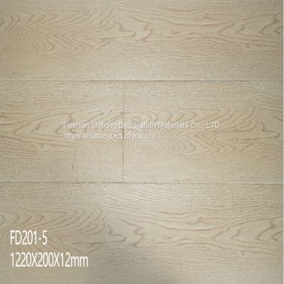 12mm composite wood flooring Club VIP private room Wine cellar laminate floor Mahjong room chess room Wear resistant wood flooring