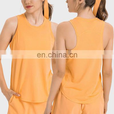 Women Sportswear Fashion Custom Logo Gym Fitness Cool Fabric Breathable Quick Dry Activewear Workout Yoga Tank Top For Women