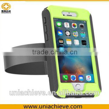 Waterproof Case for iPhone 6/6 plus Sports waterproof armband phone case with Full body covered green