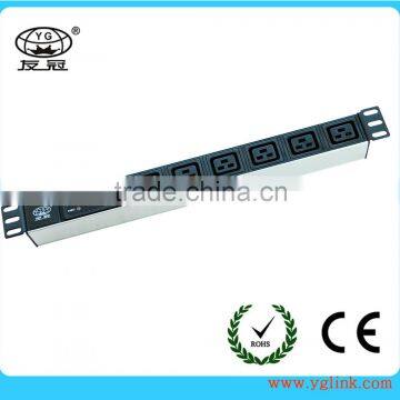 19'' IEC 320 C19 type aluminum alloy power distribution unit