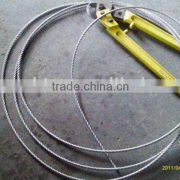 1x7 7x7 7x19 19x7 galvanized steel wire rope