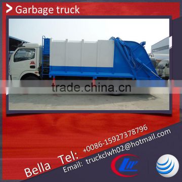 4-5-6m3 DONGFENG hydraulic garbage compactor truck , promotion compactor garbage truck