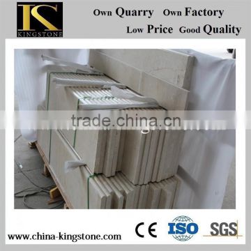 indoor beige stair marble for floor stair made in china