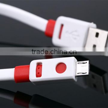 Hot sale usb2.0 and micro usb 5 pin connector flat driver download usb data cable for samsung galaxy s3 i9300
