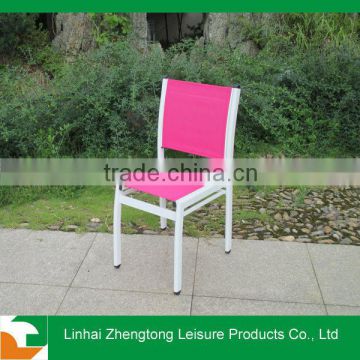 stackable aluminium garden chair