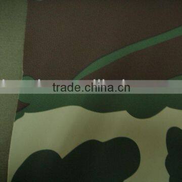 high-quality camouflage printed pvc fabric for waterproof fishing pants