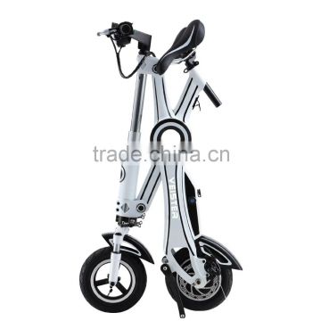 Veister 36v foldable e-bike aluminium folding mini electric scooter