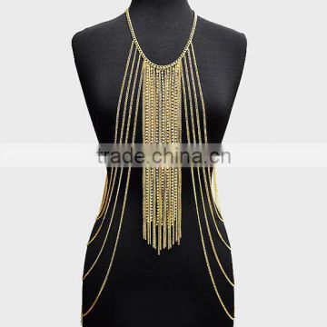 2016 Hot Selling Sex Body Chain For Women Silver And Gold Design