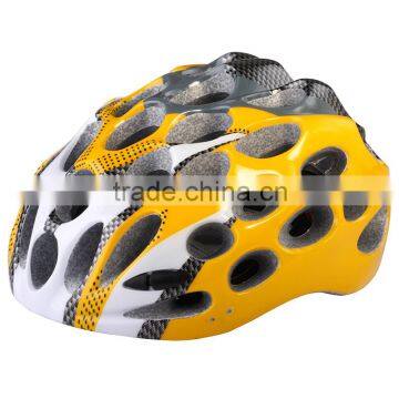 Honeycomb 39 Holes Cheap Bicycle Helmet Yellow Bike Helmet Price