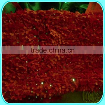 RED EMBROIDERY FABRICS FOR DRESS FROM CHINA