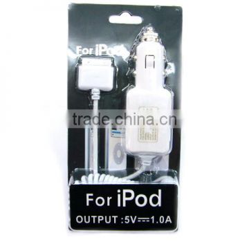 Car Charger Cable for IPod