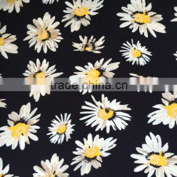 hot sale fashionable rayon printed fabric for lady dress