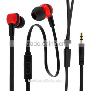 Mobile phone accesorries stereo earphone earbuds for sport