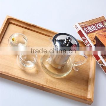 New Arrival Promotional High quality Antique Borosilicate heat resistant glass teapot with infuser wholesale