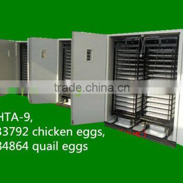 High hatching rate 33792 chicken egg incubator / 84864 quail eggs incubator