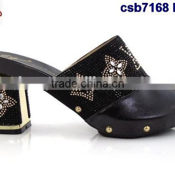 csb7168 many color available rhinestone fashion women shoes with crystal elegant single shoes