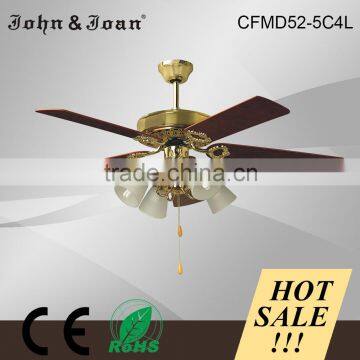 Wholesale fashion style high quality excellent high power ceiling fan with lamp