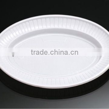 diaposable plastic small oval dinner plates