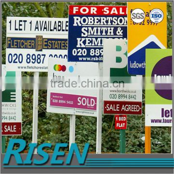 best price plastic pp coroplast / corrugated / hollow signs made in Shanghai factory
