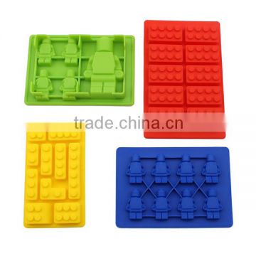 Hot Sale Silicone Building Bricks mold ,Building block mold and Minifigure mold