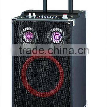 professional rechargeable speaker with wireless microphone