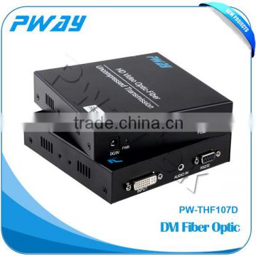 RS232 signal unidirectional transmission 10km hdmi to Fiber Extender with Audio