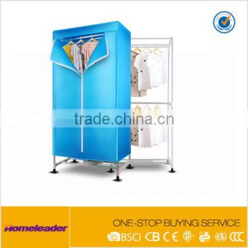 dryer type and folding electric power source hanging clothes dryers