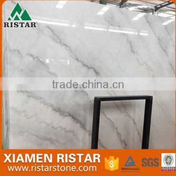 Hot sales China polished Carrara White Marble slabs