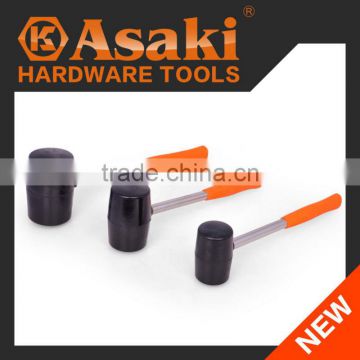 ASAKI Black Rubber hammer Tile Rubber Mallet sizes