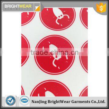 Customized high performance red used for garments print heat transfer logo