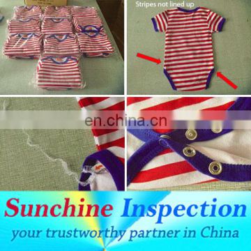 kids clothing inspection service/textile products/canton fair