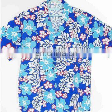 custom printed cotton club shirts hawaiian shirts