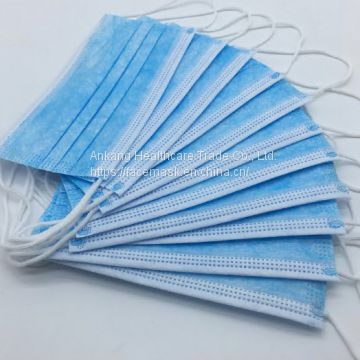 Earloop non woven face mask 3ply disposable dust mask pp for cleaning