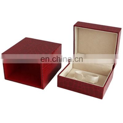 wholesale red color elegant style luxury bracelet gift packing boxes 12x11.5x7.7cm
