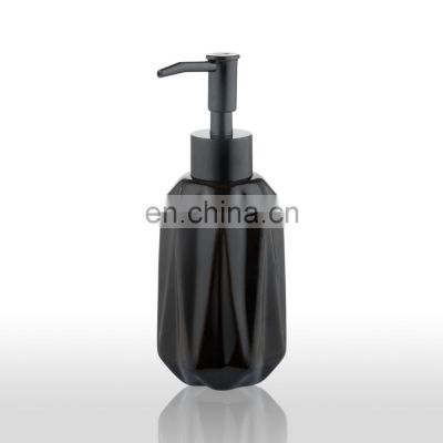 Longan New Design Bottle 300ml Marbling Ceramic Lotion Pump Liquid Soap Dispenser Bottle Elegant Perfume Bottle