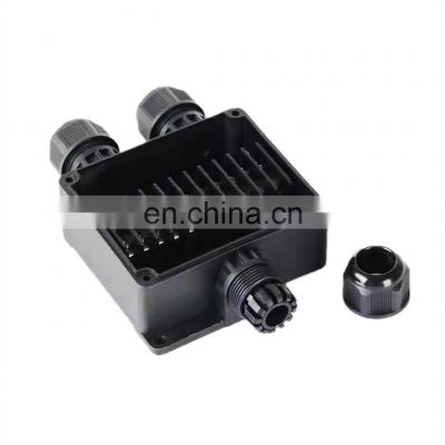 Electronic Control Box IP67 With Terminal Block And Cable Gland Assembly For Power Control System