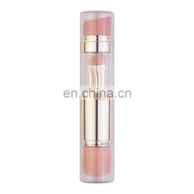 2021 NEWEST Patent Private Label 5 in 1 Makeup Brushes for Foundation Blush Eyeshadow Lipstick Eyebrow