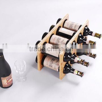 Solid Bamboo Wine Rack