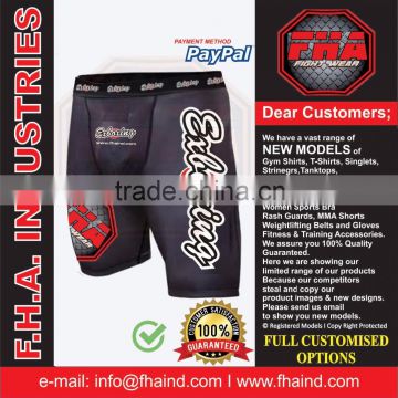 Fitness compression running shorts/yoga pants MMA Shorts, Panties Laycra Cycling shorts by FHA INDUSTRIES