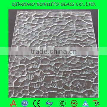 Best Price 5mm 6mm patterned, embossed glass