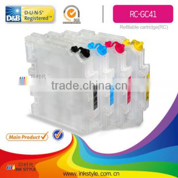 Inkstyle refillable ink cartridge for gc41 with chip and high quality