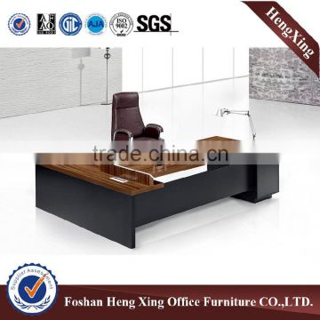Big size high quality melamine L shape office table (HX-5DE207)